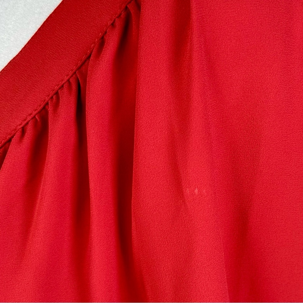 LOFT Square Neck Blouse with Flutter Sleeves Size S - Picture 7 of 11